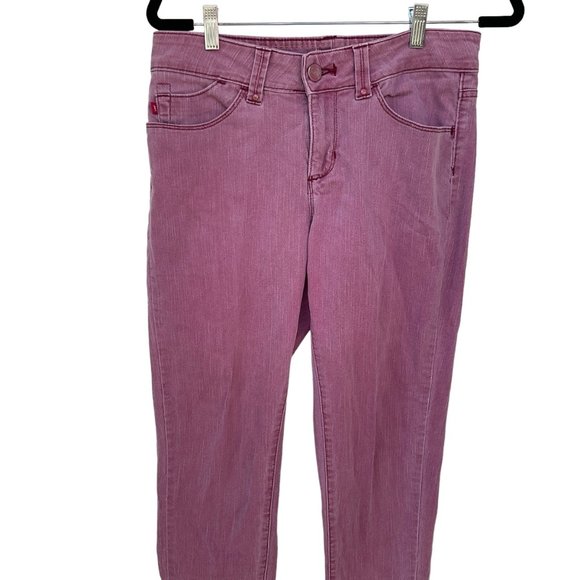 Lee Shapetastic Hidden Hold Woman’s Pink Rose Pants Size 10 With Ankle Zippers - Picture 2 of 14